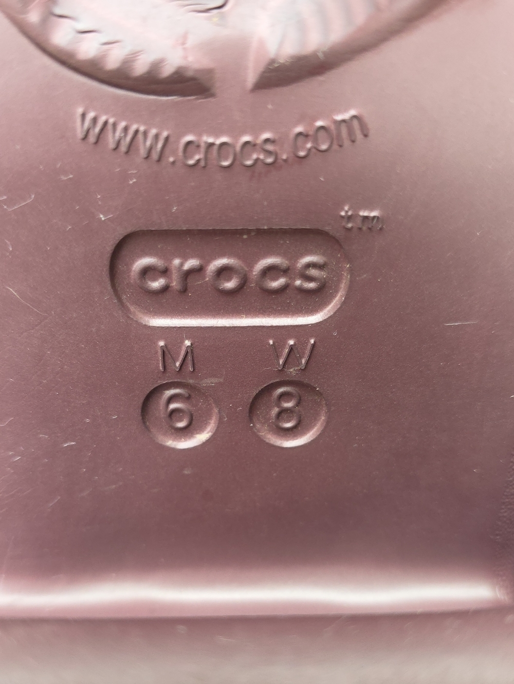 Crocs Siren Chain Platform Chunky Dark Cherry Clogs Size 8 - Picture 11 of 12